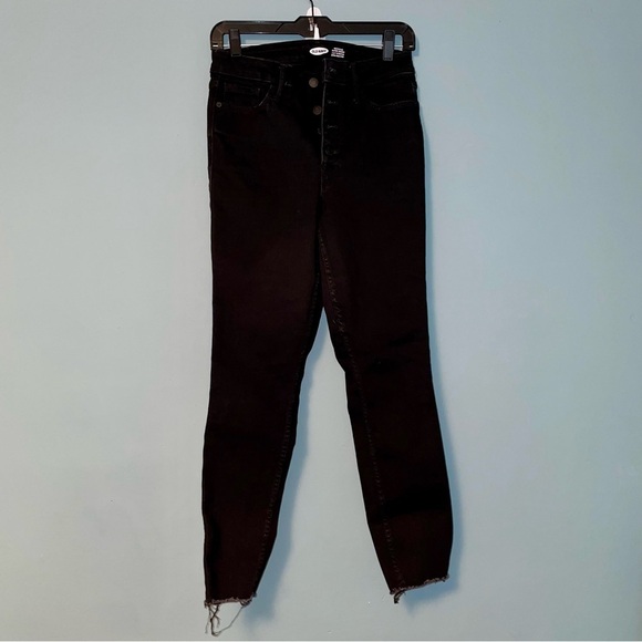Old Navy Rockstar Super Skinny 360 Degree Stretch Extra High Rise Jeans Size 8 - Picture 1 of 6